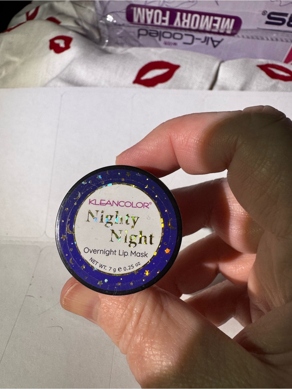 Kleancolor Nighty Night Overnight Lip Mask - Purple Jar